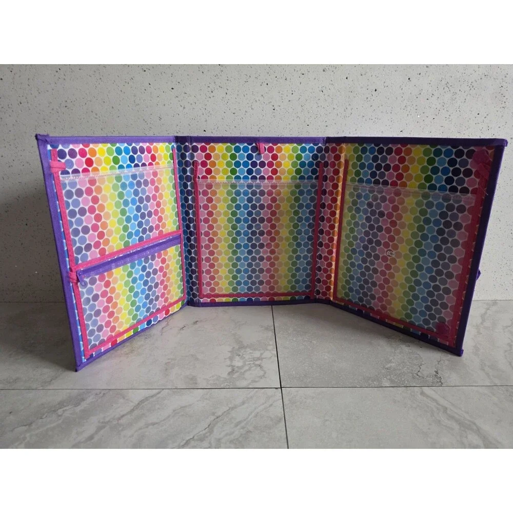 Lisa Frank Trifold Portfolio Carrying School Organizer